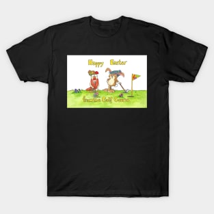 Easter Golf funny greeting card T-Shirt